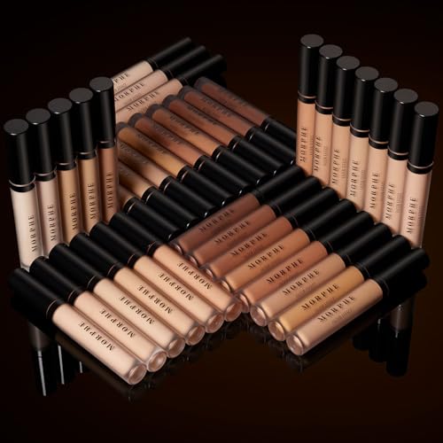 Morphe Filter Effect Soft Radiance Concealer - Buildable Coverage Liquid Concealer Face Makeup with Hyaluronic Acid & Pomegranate Extract & a Natural Radiant Finish - Light 6 (Neutral) (0.12 fl oz)