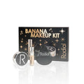 Rodial Banana Makeup Kit - Rodial Deluxe Makeup Gift Set with Banana Lowlighter 0.05 fl oz, Glass Powder 0.2 oz & Powder Puff - Complexion Brightening, Illuminating & Flawless Finish Set