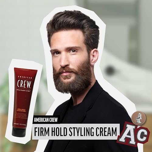 American Crew Men's Hair Styling Cream, Like Gel with Firm Hold and Low Shine, 3.3 Fl Oz