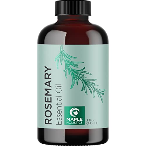 Organic Pumpkin and Rosemary Hair Oil for Hair Growth - Pure Essential Oil Blend
