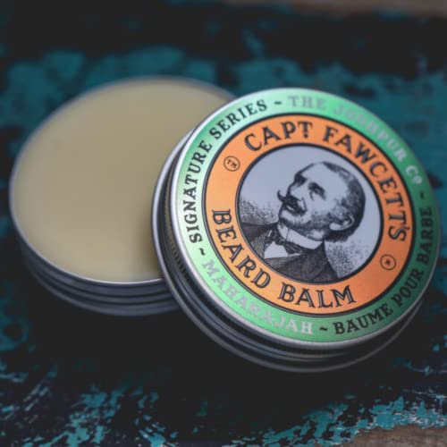 Beard Balm with Almond Oil & Shea Butter - 2oz Moisturizing Conditioning for Men
