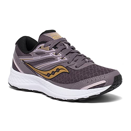 Saucony Women's Guide 13 Running Shoe - Dusk/Blush 8.5