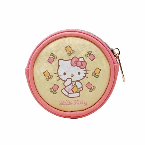 Impressions Vanity Hello Kitty 3 Piece Makeup Bag Set Includes Large, Medium, and Small Pouches, a Stylish Makeup Organizer Bag with Nested Design, and a Travel Cosmetic Bag for Women (Pink)