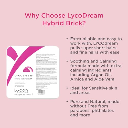 Lycon LYCODream Hybrid Hot Wax, 500g