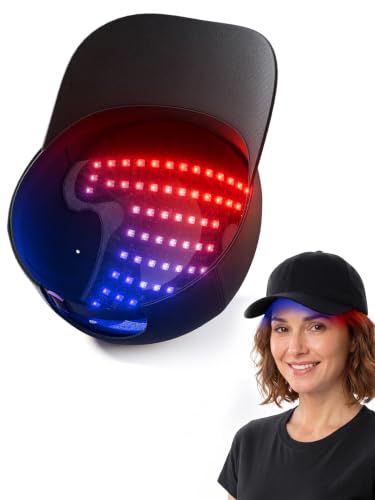 Red Light Therapy Hat for Hair Growth - Adjustable, Detachable Inner Pad, Full Scalp Coverage for Men & Women