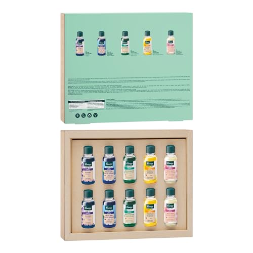 Herbal Bath Oil Set with 5 Signature Formulas - 10 Pieces for Relaxation & Aromatherapy