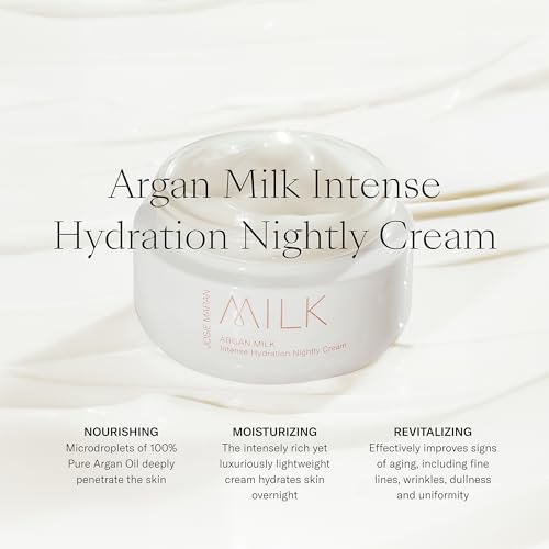 Josie Maran Argan Milk Body Care Gift Set - Intense Hydration Body Serum + Night Cream with a Lightweight Texture - Fast-Absorbing Skin & Body Care Set with Pure Argan Oil (2 Count)