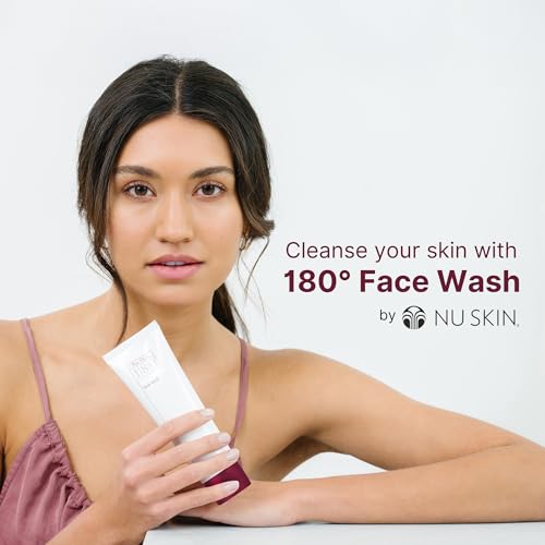 Nu Skin 180¡Ƣç Face Wash | Aging Cleanser | Vitamin C Face Wash for Youthful Appearance | Fine Lines Reduction & Face Moisturizer | 4.2 Fl Oz | 1 Pack