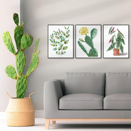 Real Glass Black Aluminum 16x20 Frame Set - Pack of 3 with Mat