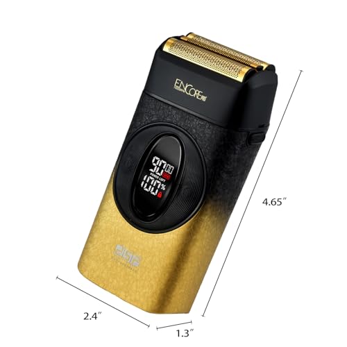 DSP 3-in-1 Cordless Foil Shaver for Men - Gold, 3-Speed Bald Head Trimmer