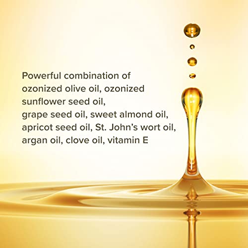 Ozonized Olive Oil Hair Serum for Thicker, Fuller Hair & Scalp Care