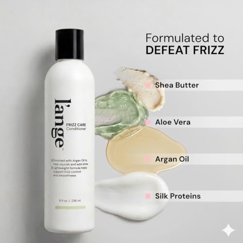 L'ANGE HAIR Frizz Control Conditioner with Argan Oil & Shea Butter - Smoothing & Hydrating for Damaged Hair - 8 Fl Oz