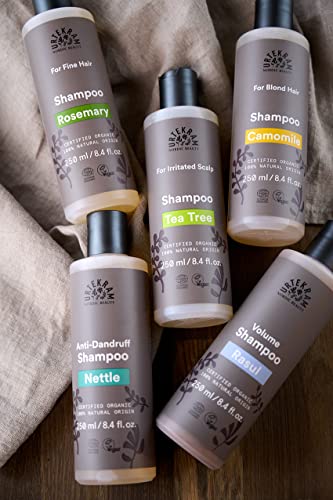 Organic Nettle Dandruff Shampoo - Vegan, EcoCert Certified, 16oz