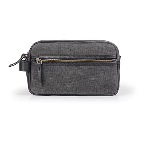 Londo Genuine Leather Travel Toiletry Bag ? Makeup, Shaving Organizer, Dopp Kit for Men & Women, Durable & Stylish Travel Accessory
