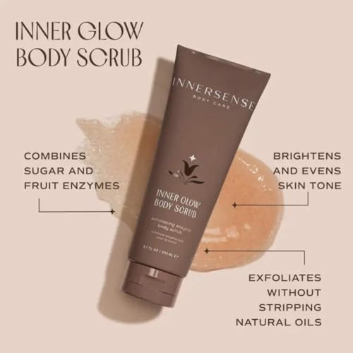 Organic Body Scrub with Enzymatic & Physical Exfoliants - 6.7 fl oz