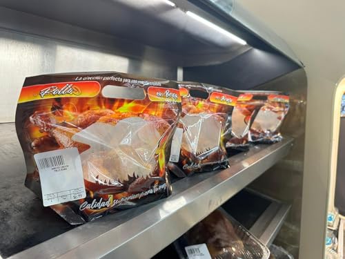 250-Pack Hot Food Takeout Bags with Anti-Fog Window & Handle – Roasted Chicken Carrier – Microwave & Heat Safe