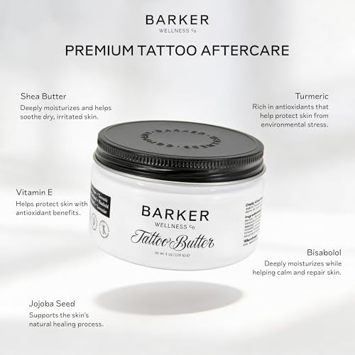 Tattoo Butter - Shea, Turmeric & Lavender Aftercare - Barker Wellness