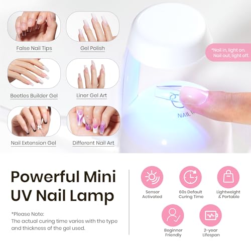 4 in 1 Safe Electric Nail Clipper for Baby & Adults Rechargeable Nail Drill for Filing, Gel Polish Removal, Polishing & UV LED Light for Fast Drying