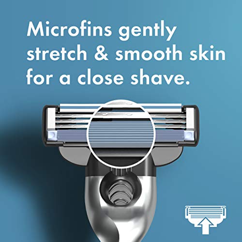 Gillette Mach 3 Razor Blade Refills 12 Pack - Compatible with Mach 3 Razors