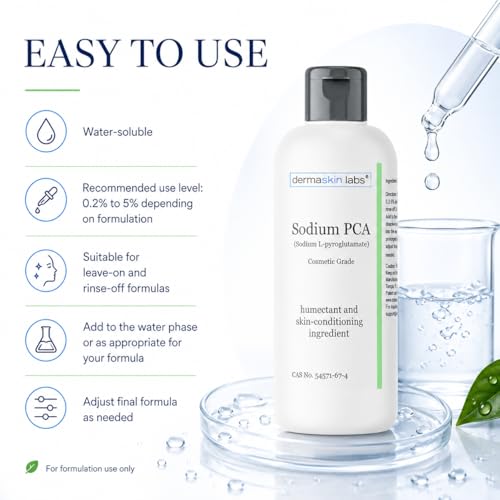 Dermaskin Labs Sodium PCA 4 Fl Oz Hydrating Skin & Hair Moisturizer