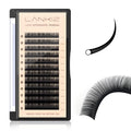 Classic Volume Lash Extension, 0.03 D Curl 9-20mm Mixed Eyelash Extension Lash Trays, Super Matt Black Individual Lash Extensions for Professional Salon Use