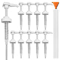 12 Pack Gallon Pump Dispenser 38-400 7cc for Jug Bottles - Heavy Duty Plastic