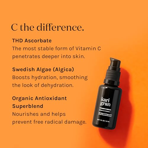 Vitamin C Serum Oil-Based 10% THDA Brightening Face Treatment - 1 fl oz