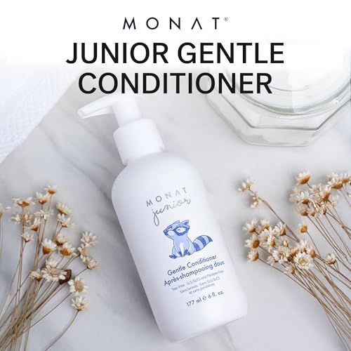 MONAT Junior Gentle Kids Conditioner - Anti-Frizz, Tear-Free, Sulfate & Paraben-Free, 177ml