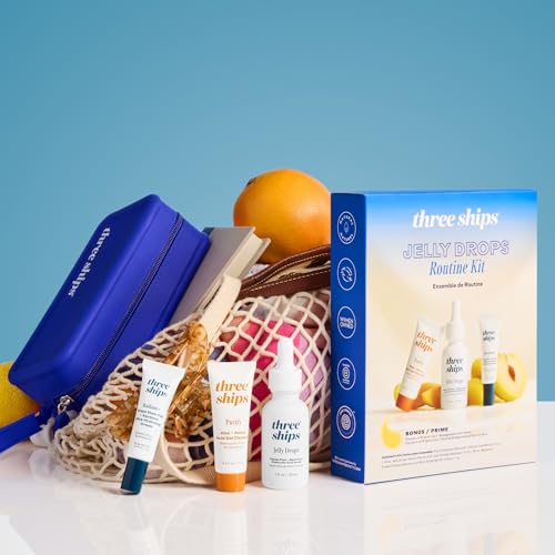 Three Ships Hydrating Skincare Routine Kit with Serum, Cleanser & Eye Masks