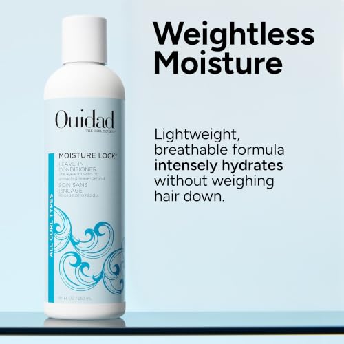 Ouidad Moisture Lock Leave-In Conditioner 8.5 Fl Oz – Curly Hair & Styling Primer