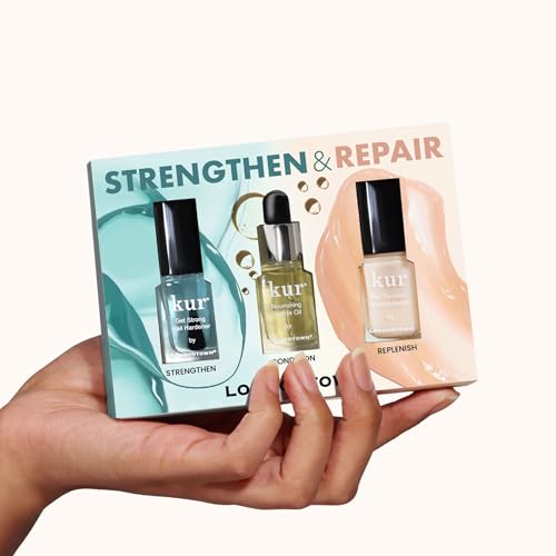 Nail Care Set with Strengthening, Repair & Nourishing Oils - Trio