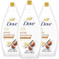 Dove Moisturizing Body Wash 3-Pack - Hydrating Shea & Vanilla Scent