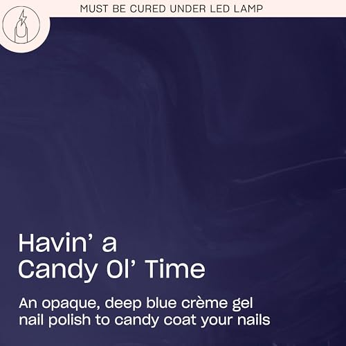 OPI GelColor LED Cure Gel Nail Polish - Havin’ a Candy Ol’ Time, Opaque Blue Winter Shade