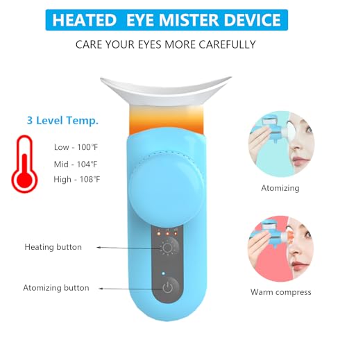 Heated Eye mask and Eye Steamer with mosit Heat for Dry Eyes,Stye