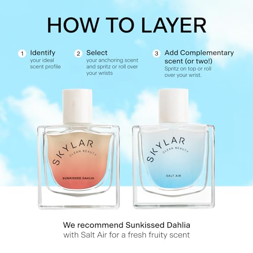 Sunkissed Dahlia Vanilla Perfume for Women - 1.7 Fl Oz - Hypoallergenic, Vegan, Cruelty-Free - Variation of THIS listing