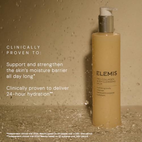 ELEMIS Pro-Collagen Body Cleansing Balm 10.1 Fl Oz 3-in-1 Hydrating Body Wash