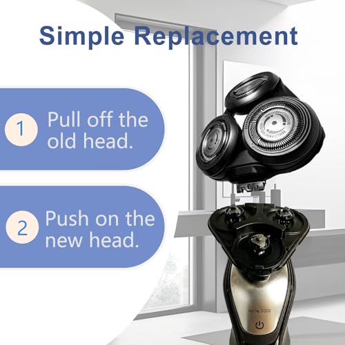 Replacement Shaver Head for Philips Norelco Series 5000 & 6000 - SH50 Cartridge