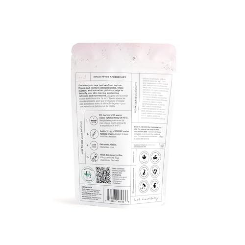 Eucalyptus Bath Soak with Dead Sea & Epsom Salts - 21 oz Relaxing Muscle Relief