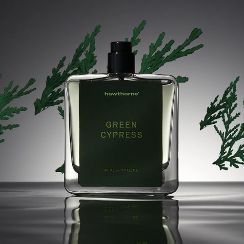 Green Cypress Men's Cologne - Earthy Forest Scent, Long Lasting 50mL