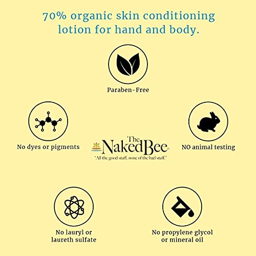 The Naked Bee Orange Blossom Honey Hand and Body Lotion 6.7oz + Hand and Body Lotion 2.25oz