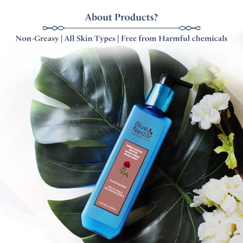 Blue Nectar Stretch Mark Cream for Pregnancy and Postpartum, Moisturizing Body Lotion for Women with Cocoa and Shea Butter for Pregnancy Gifts (12 Herbs, 6.76 fl oz)