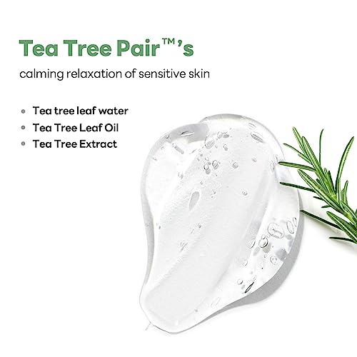 MEDIHEAL Tea Tree Calming Ampoule Cleanser Set - Sensitive Skin, Moisturizing, 2 Sizes – Ampoule Texture, pH Balanced