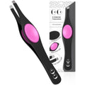 Cocos Precision Tweezers for Women Facial Hair - Stainless Steel Tweezers for Women and Men - Ideal for Eyebrow Shaping and Ingrown Hair Removal - Slanted Tips, Durable and Ergonomic Grip Design
