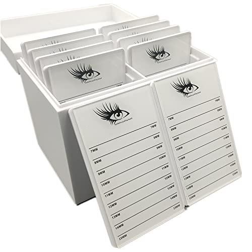 10-Layer Acrylic Eyelash Storage Box with Drawers & Pallets - Makeup Organizer for Professional & Personal Use