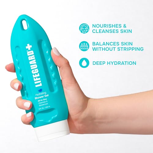 Lifeguard Daily All-In-One Shower Gel - Fresh Fig Scent with Gentle Cleansing with Deep Hydrating and Nourishing for Women & Men - 8 fl. oz.