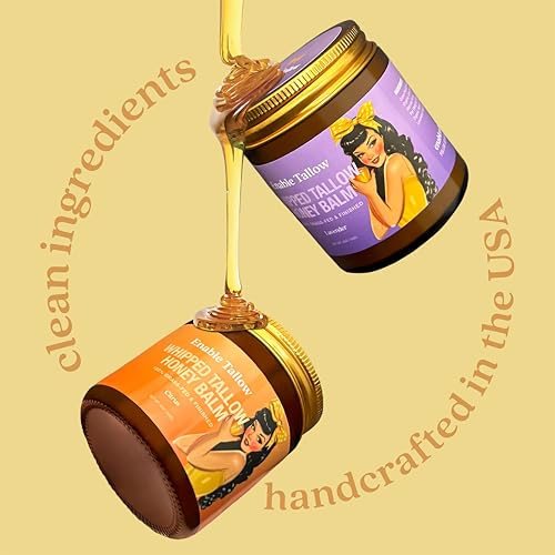 Enable Tallow Dry Whipped Beef Tallow & Manuka Honey Balm for Face & Body 4oz