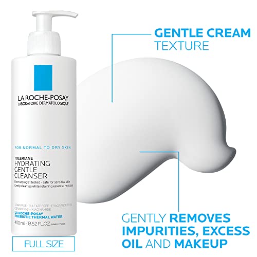 Gentle Facial Cleanser with Niacinamide - 7.44 Fl Oz Pack of 2 + Moisturizer Set