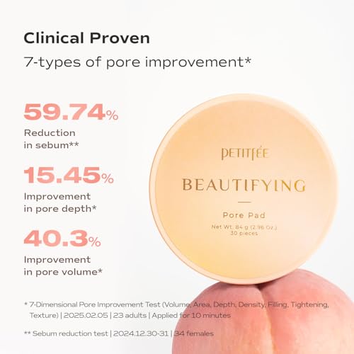 Hydrogel Peach Pore Pads 30pcs - Collagen & Brightening Skin Care