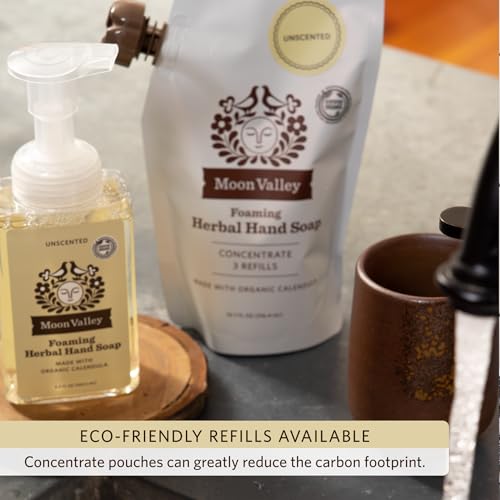 Herbal Foaming Hand Soap 3-Pack - Mint Lavender Lemon Rosemary Grapefruit Thyme