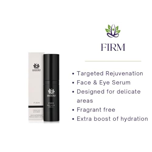 Shisuko Targeted Rejuvenation Firm Face & Eye Correction Serum. An oil free powerhouse serum that firms, tightens,and brightens.Targets the eye area in addition to tighening the entire face 20ml